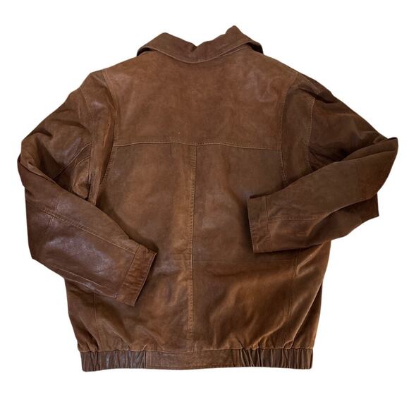 Wilson’s Leather Vintage Brown Suede Jacket L - Picture 8 of 8